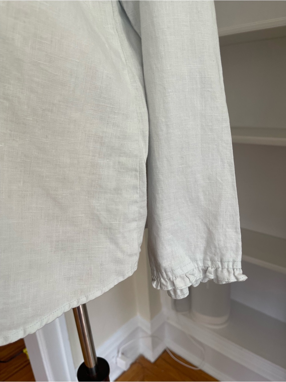 100% Fine Linen in Light Heather Blue by Pinecone Hill - Picture 3 of 6